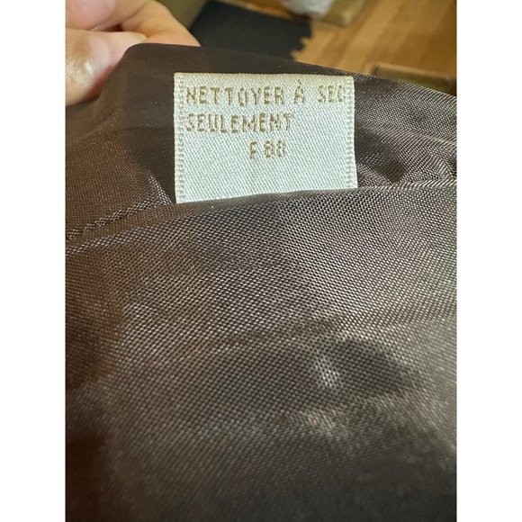 Dana Buchman|Womens|Woven Pencil Skirt|Small|Brown|100% Extra Fine Merino Wool - Picture 12 of 16